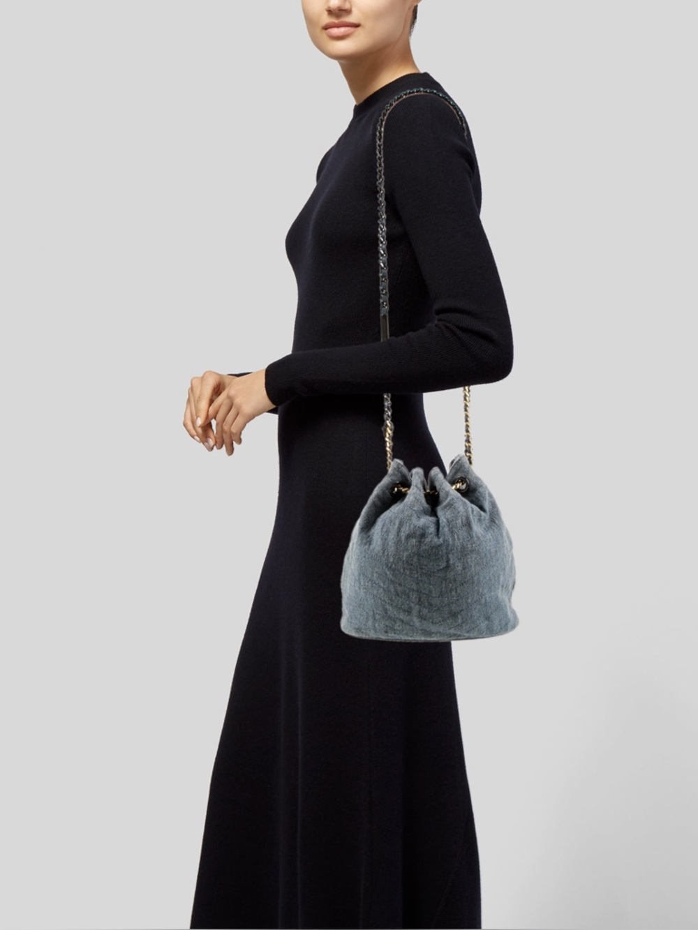 NWT Rebecca Minkoff denim bucket bag